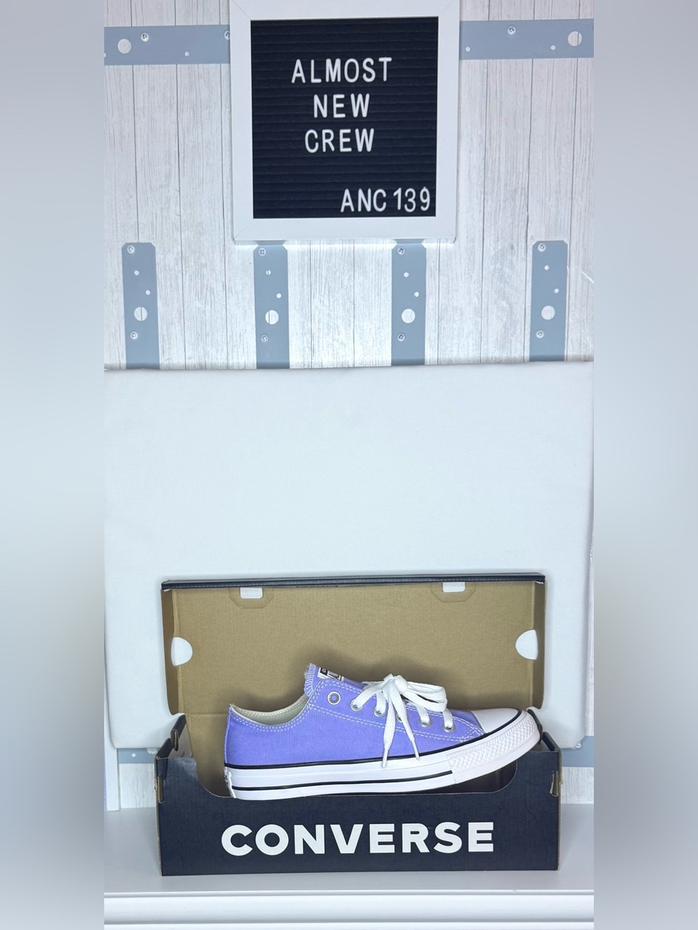 NWT Converse Chuck Taylor All Star Very Peri Purple Low Top Sneakers W 8
